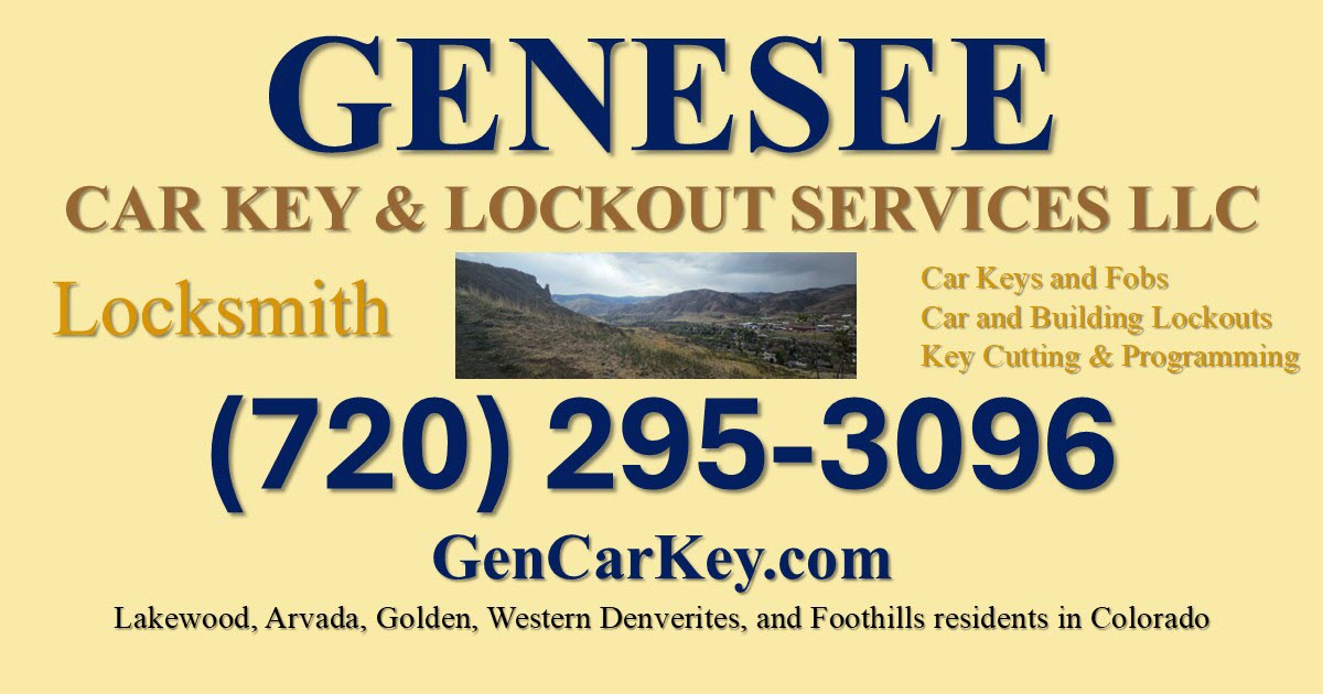 {Call Locksmith at Genesee Car Key & Lockout Services LLC when you need a key}